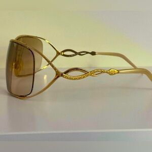 2001 Roberto Cavalli Snake w Swarovski Crystal sunglasses $1100 MSRP